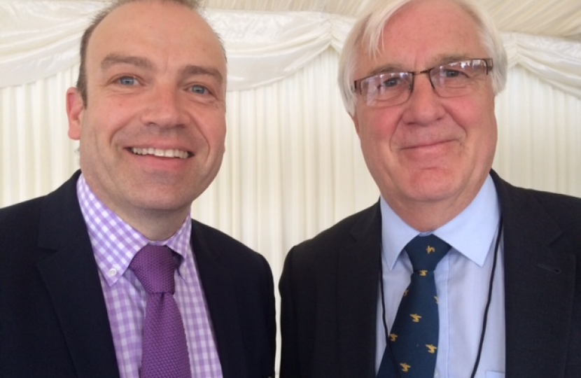 Chris Heaton-Harris MP and Martyn Eustace 