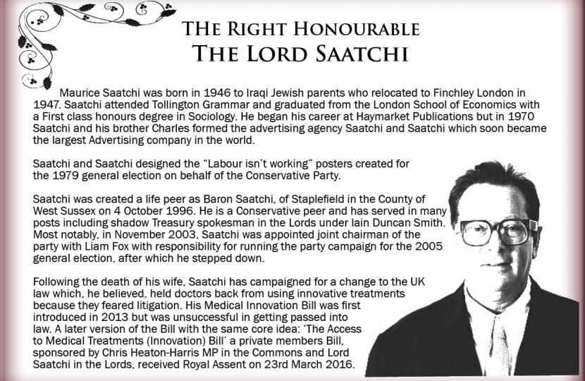 Lord Saatchi Biography