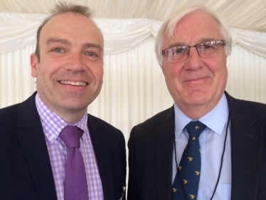 Chris Heaton-Harris MP and Martyn Eustace 